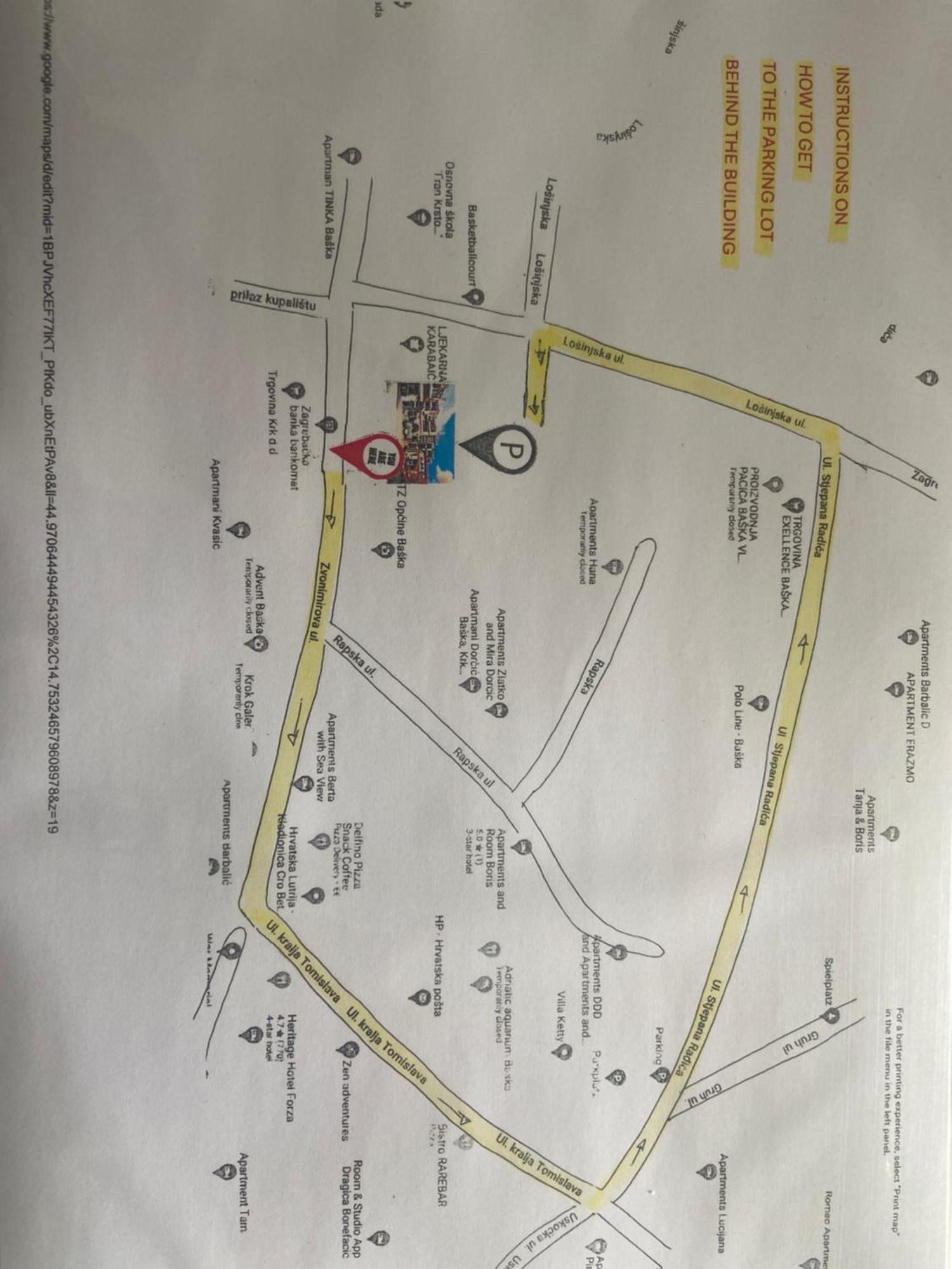 Apartman 114 Baška Exteriör bild